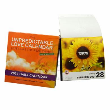 365 Days Page A Day Calendar Printing